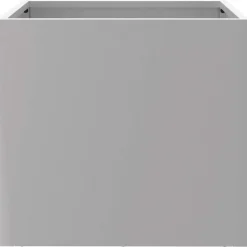 vidaXL Jardinera de acero galvanizado plateado 32x30x29 cm Acero galvanizado / Plateado Clearance