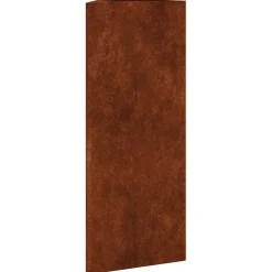 vidaXL Jardinera de acero corten 30x26x75 cm Acero oxidado/Marr&oacute;n New