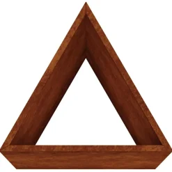 vidaXL Jardinera de acero corten 30x26x75 cm Acero oxidado/Marr&oacute;n New