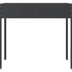 vidaXL Jardinera de acero galvanizado gris antracita 100,5x40,5x90 cm Sale