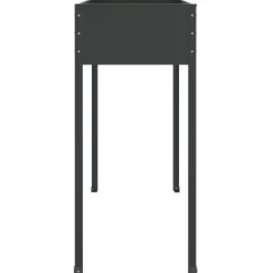 vidaXL Jardinera de acero galvanizado gris antracita 100,5x40,5x90 cm Sale