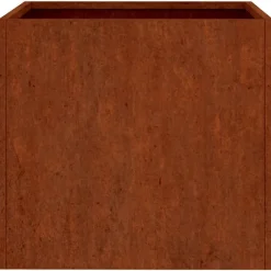vidaXL Jardinera de acero corten 32x30x29 cm Acero oxidado/Marr&oacute;n Hot