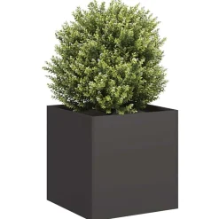 vidaXL Jardín-Jardinera de acero laminado en frío 40x40x40 cm
