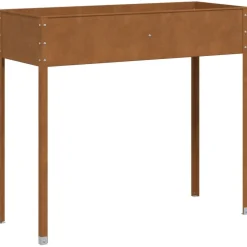 vidaXL Jardinera de acero oxidado 100,5x40,5x90 cm Online
