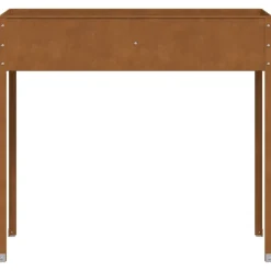 vidaXL Jardinera de acero oxidado 100,5x40,5x90 cm Online