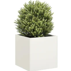 vidaXL Jardín-Jardinera de acero laminado en frío 40x40x40 cm