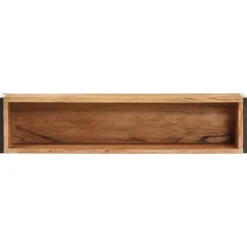 vidaXL Jardinera de madera maciza de acacia 90x20x68 cm Online