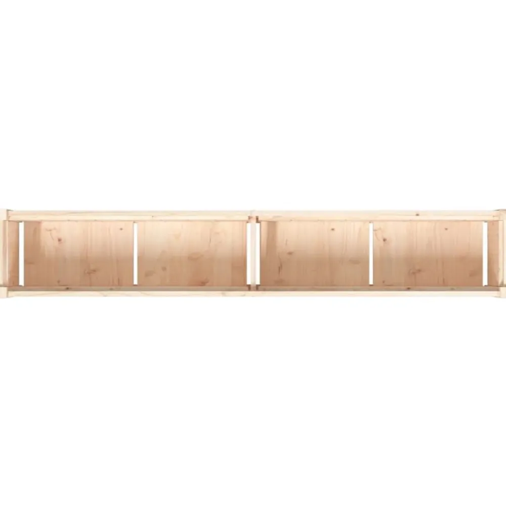 vidaXL Jardinera de madera maciza de pino 180x31x31 cm Pino natural Outlet
