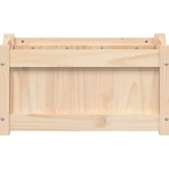 vidaXL Jardín-Jardinera de madera maciza de pino 60x31x31 cm