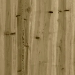 vidaXL Jardín-Jardinera diseño de valla madera de pino impregnada 30x30x30 cm