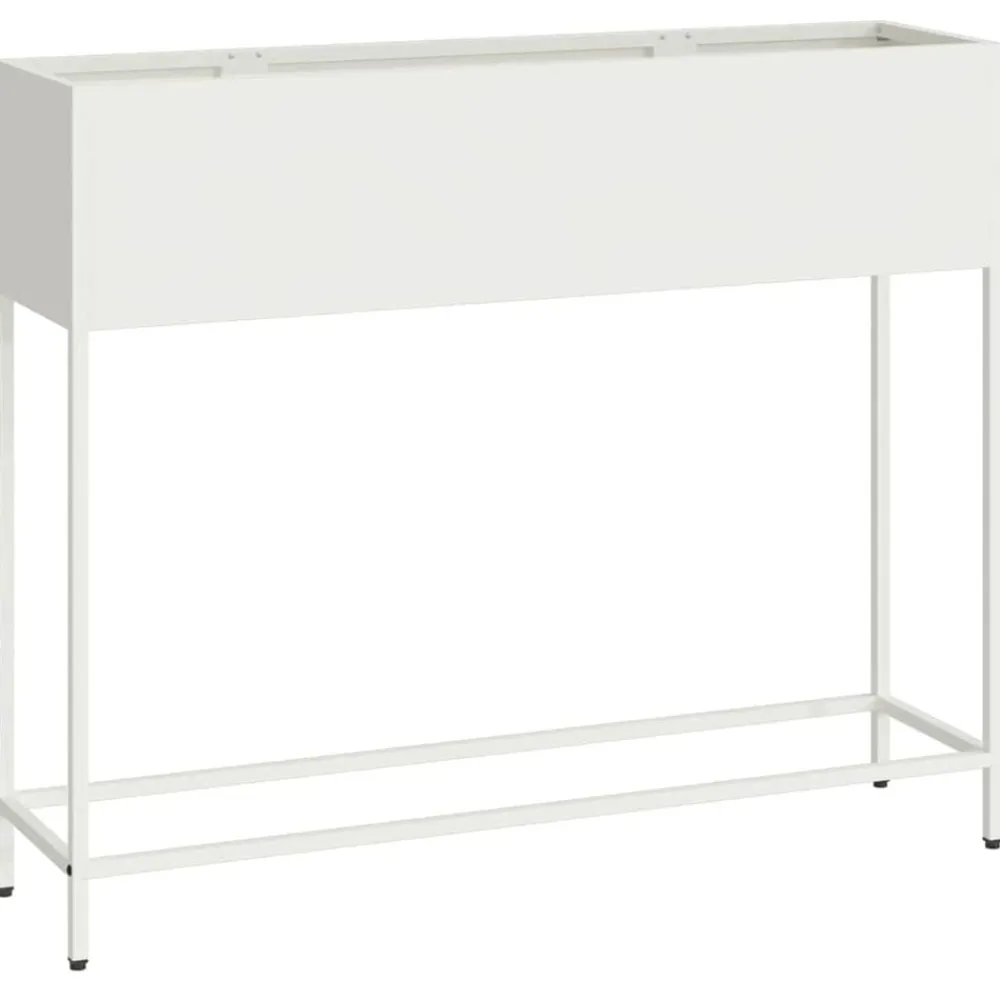 vidaXL Jardín-Jardinera Elevada 100 x 26 x 82 cm Acero