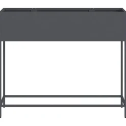 vidaXL Jardín-Jardinera Elevada 100 x 26 x 82 cm Acero