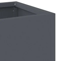 vidaXL Jardín-Jardinera Elevada 100 x 26 x 82 cm Acero