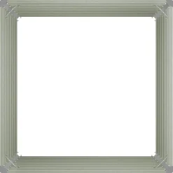 vidaXL Jardín-Jardinera elevada acero galvanizado gris 100x100x77cm