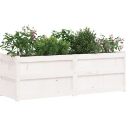 vidaXL Jardín-Jardinera madera maciza de 150x50x50 cm