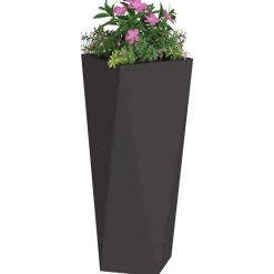 vidaXL Jardín-Jardinera 30 x 30 x 75 cm Acero