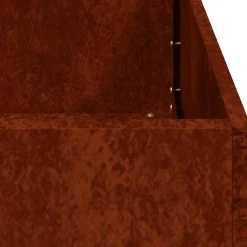 vidaXL Jardín-Jardinera oxidada 80x40x40 cm acero corten