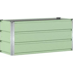 vidaXL Jardín-Jardinera 100 x 40 x 45 cm Acero