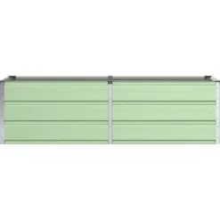 vidaXL Jardín-Jardinera 160 x 80 x 45 cm Acero