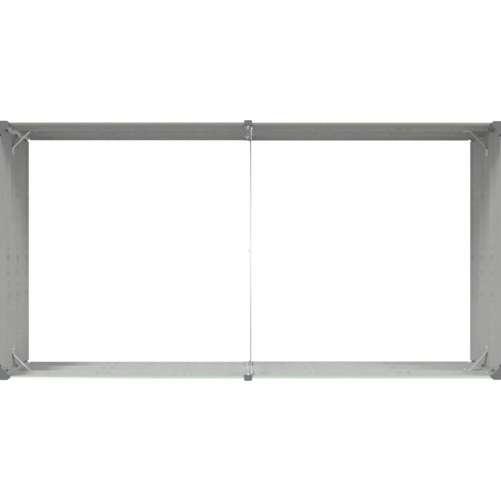 vidaXL Jardinera Verde Pastel 195 x 100 x 45 cm Acero Galvanizado Verde claro Clearance