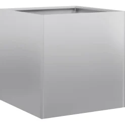 vidaXL Jardinera 40x40x40 cm de Acero galvanizado Hot