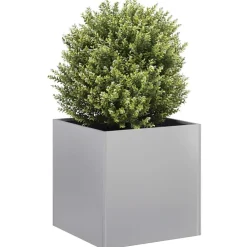 vidaXL Jardinera 40x40x40 cm de Acero galvanizado Hot