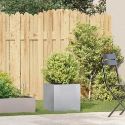 vidaXL Jardinera 40x40x40 cm de Acero galvanizado Hot