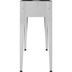 vidaXL Jardineras 2 unidades acero galvanizado