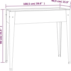 vidaXL Jardineras 2 unidades acero galvanizado