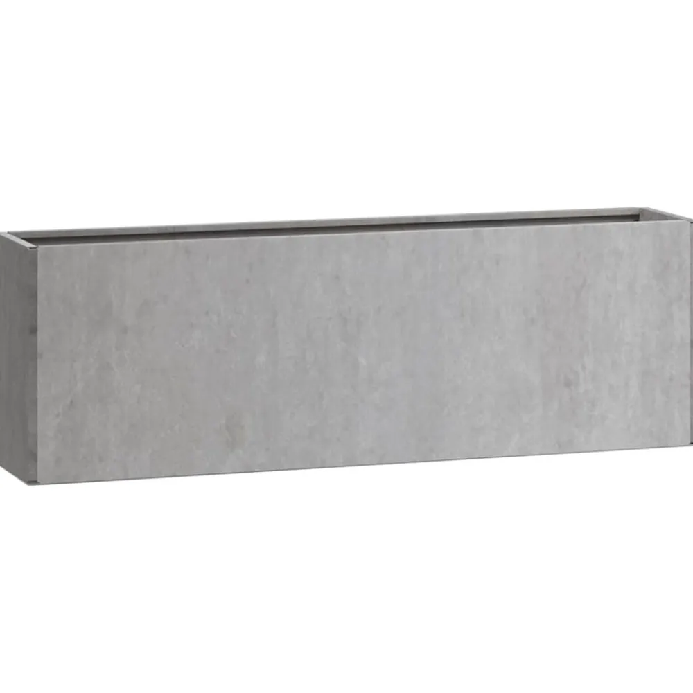 vidaXL Jardín-Jardineras de pared 2 uds acero corten oxidado 53x10x17 cm