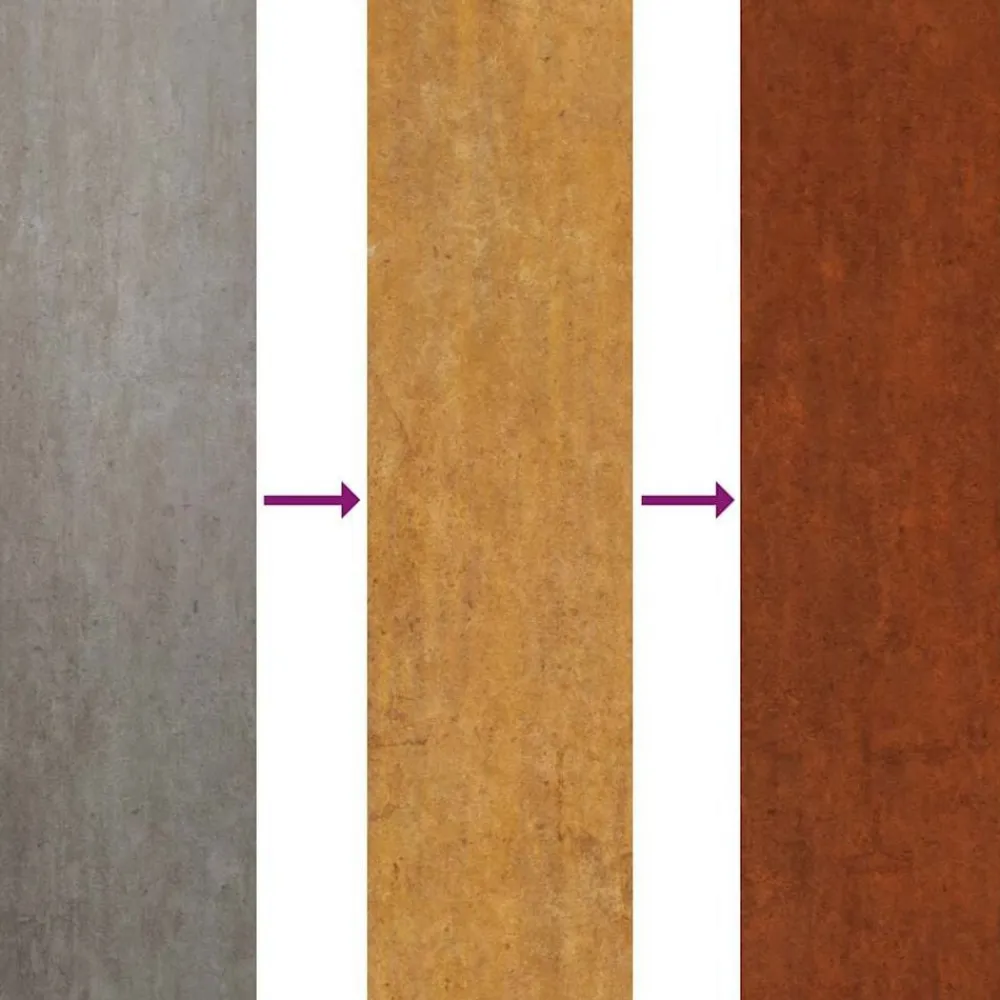 vidaXL Jardín-Jardineras de pared 2 uds acero corten oxidado 53x10x17 cm