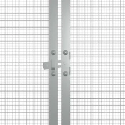 vidaXL Productos Para Mascotas-Jaula de gallinas acero galvanizado 200x91x100 cm