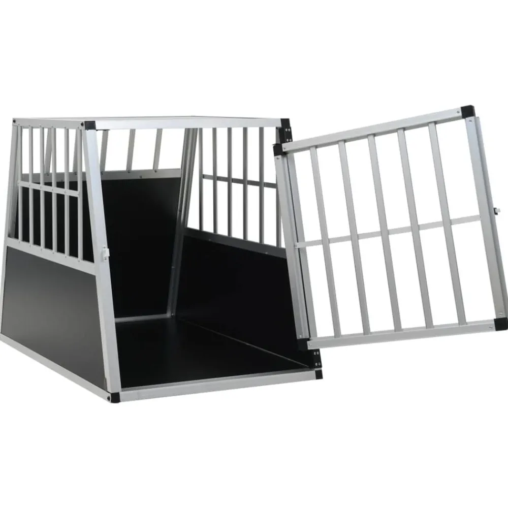 vidaXL Productos Para Mascotas-Jaula de perro con puerta única 65x91x69,5 cm