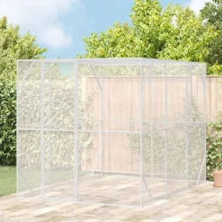 vidaXL Jaula para Aves Antracita 210 x 304 x 213 cm Acero Galvanizado Best