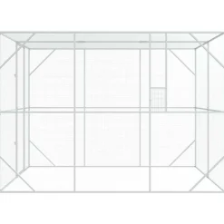 vidaXL Jaula para Aves Antracita 210 x 304 x 213 cm Acero Galvanizado Best