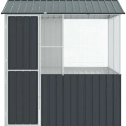 vidaXL Jaula para Aves Antracita 215 x 209 x 230 cm Acero Galvanizado Sale