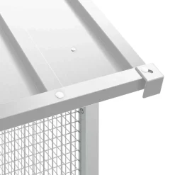 vidaXL Productos Para Mascotas-Jaula para Aves 215 x 310 x 247 cm Acero Galvanizado