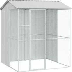 vidaXL Productos Para Mascotas-Jaula para Aves 215 x 210 x 247 cm Acero Galvanizado