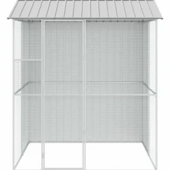 vidaXL Productos Para Mascotas-Jaula para Aves 215 x 210 x 247 cm Acero Galvanizado
