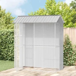vidaXL Jaula para Aves 215 x 110 x 247 cm Acero Galvanizado Gris Sale
