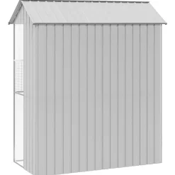vidaXL Jaula para Aves 215 x 110 x 247 cm Acero Galvanizado Gris Sale
