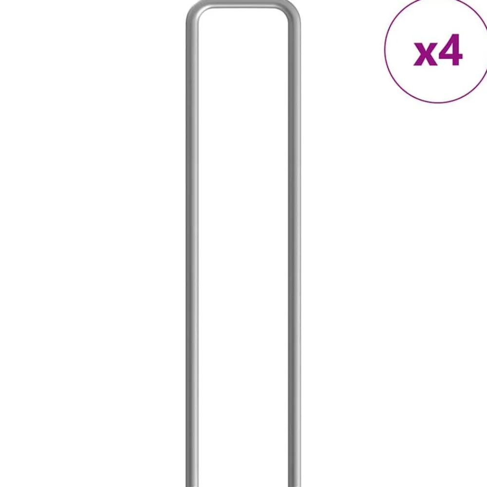 vidaXL Jaula para conejos Plateado 400 x 78 x 78 cm Acero Galvanizado Sale