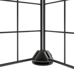vidaXL Jaula para mascotas de 28 paneles puerta acero negro 35x35 cm Sale