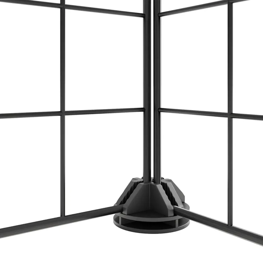 vidaXL Productos Para Mascotas-Jaula para mascotas de 28 paneles puerta acero negro 35x35 cm