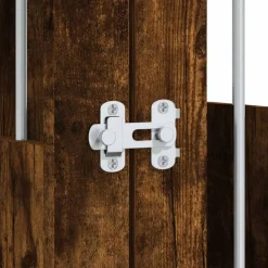vidaXL Jaula para perros madera ingeniería 45x62x59 cm Roble ahumado Sale