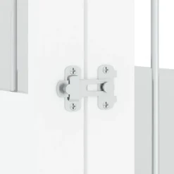 vidaXL Jaula para perros madera de ingeniería 45x62x59 cm Blanco Best