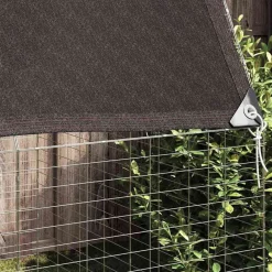vidaXL Jaula para pollos 2 pcs Plateado 600 x 100 x 210 cm Hot