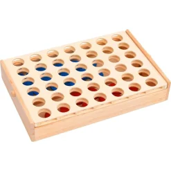 vidaXL Juegos-Juego de 4 en raya madera macizo 24x15x4 cm