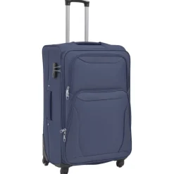 vidaXL Maletas Y Bolsos De Viaje-Juego de 3 maletas blandas