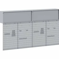 vidaXL Accesorios De Bricolaje-Juego de Armarios de Herramientas con estante 6 pcs